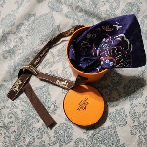 Hermes Twilly silk scarf